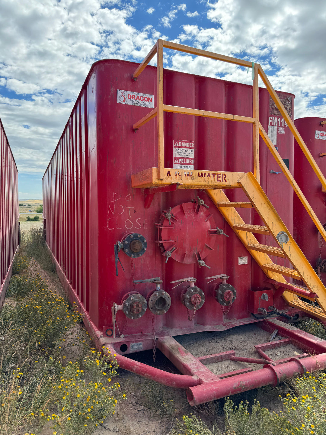 Dragon Flat Roof Frac Tank (FM1144)