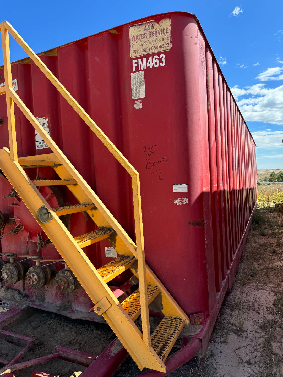 Dragon Flat Roof Frac Tank (FM463)