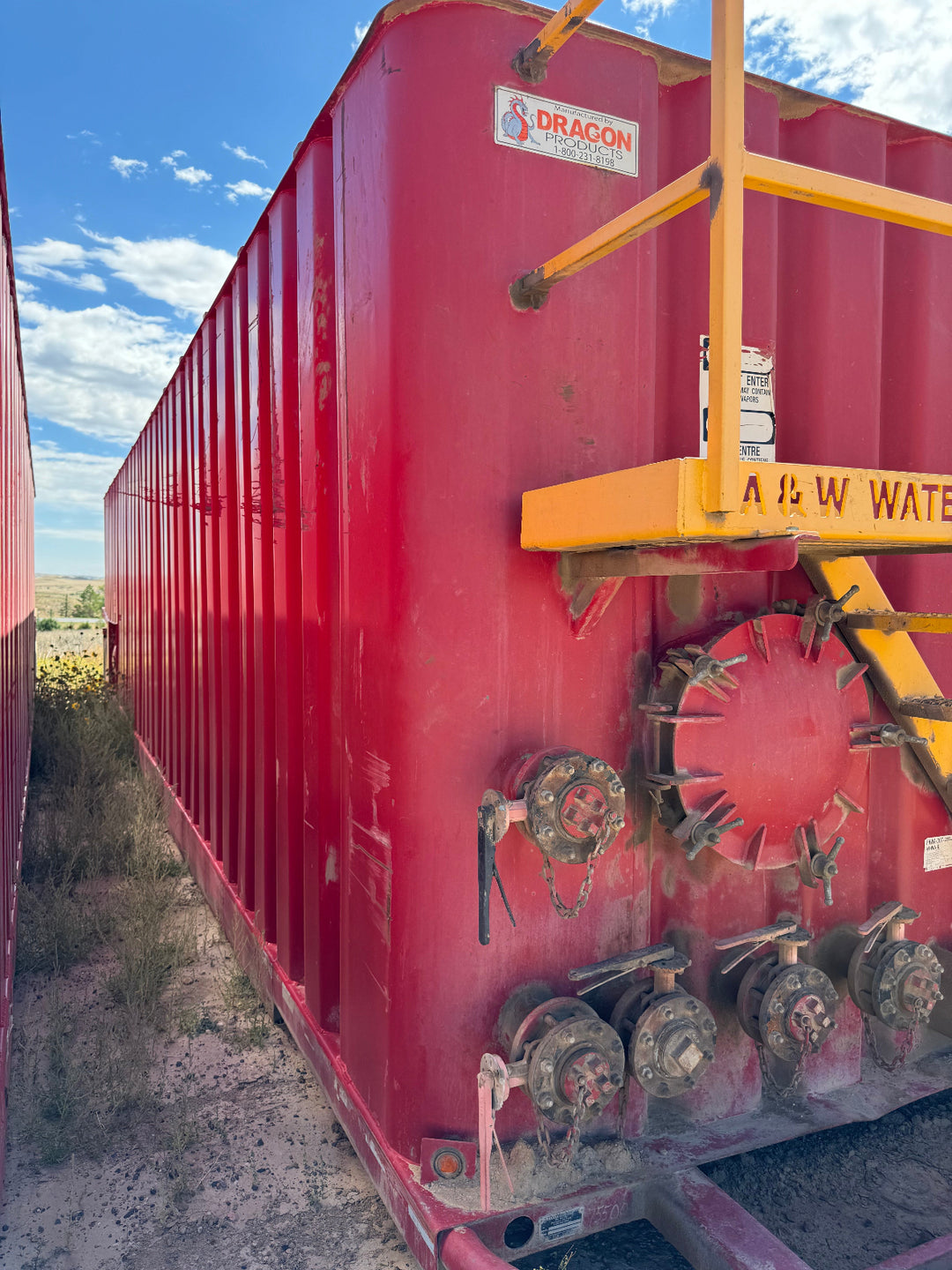 Dragon Flat Roof Frac Tank (FM463)