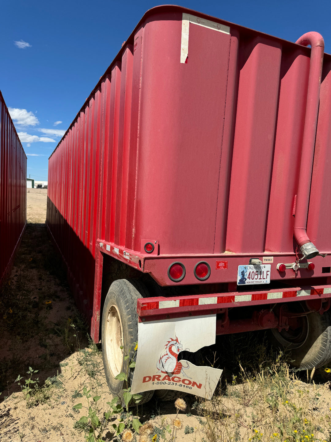Dragon Flat Roof Frac Tank (FM463)
