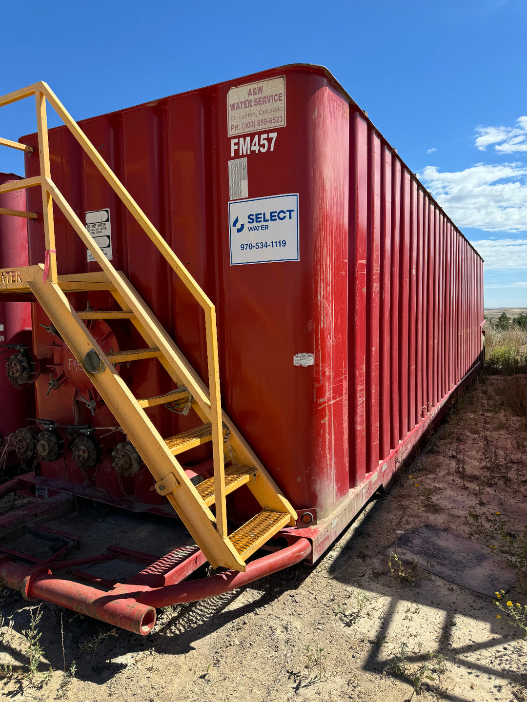 Dragon Flat Roof Frac Tank (FM457)