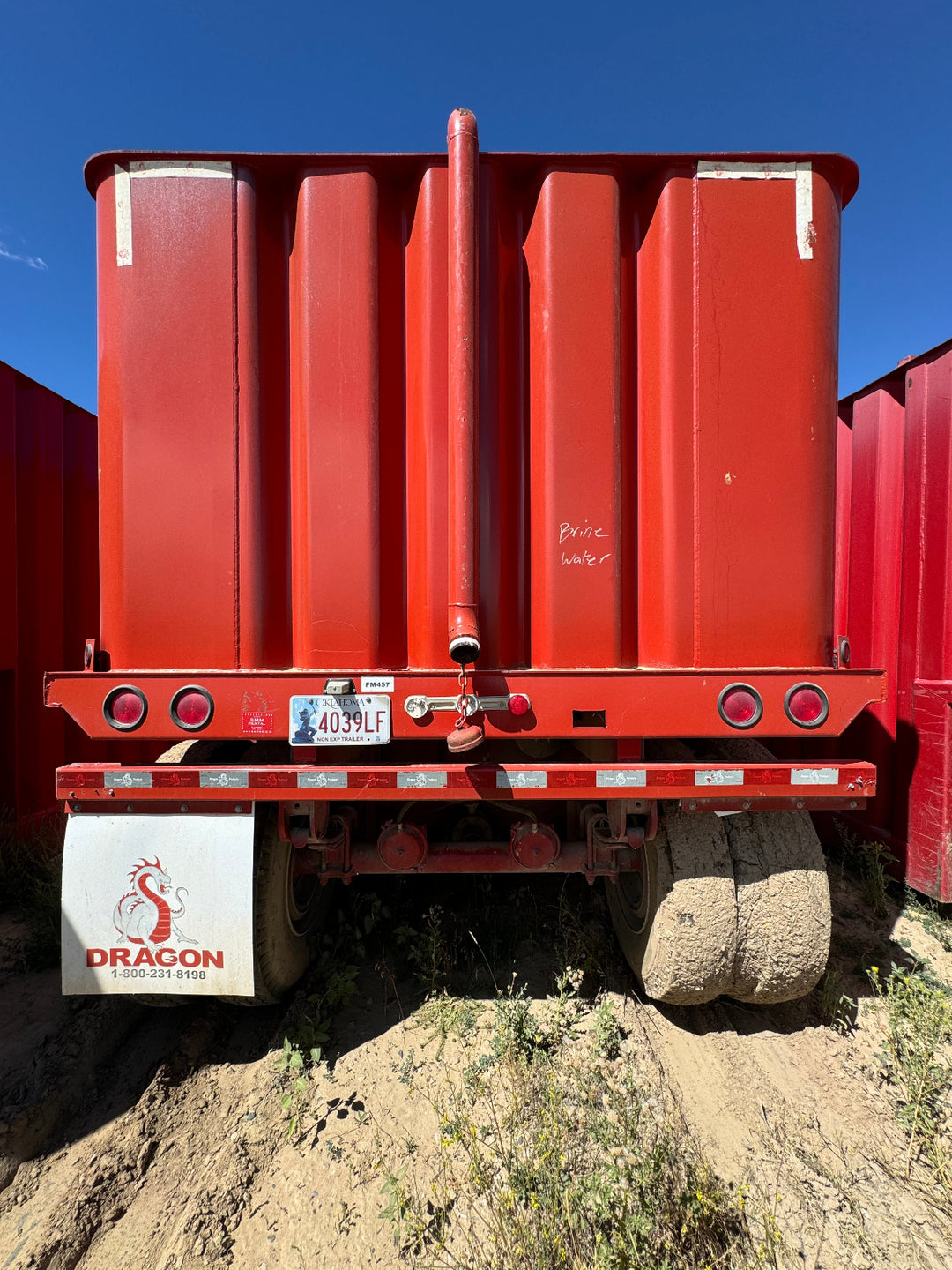 Dragon Flat Roof Frac Tank (FM457)