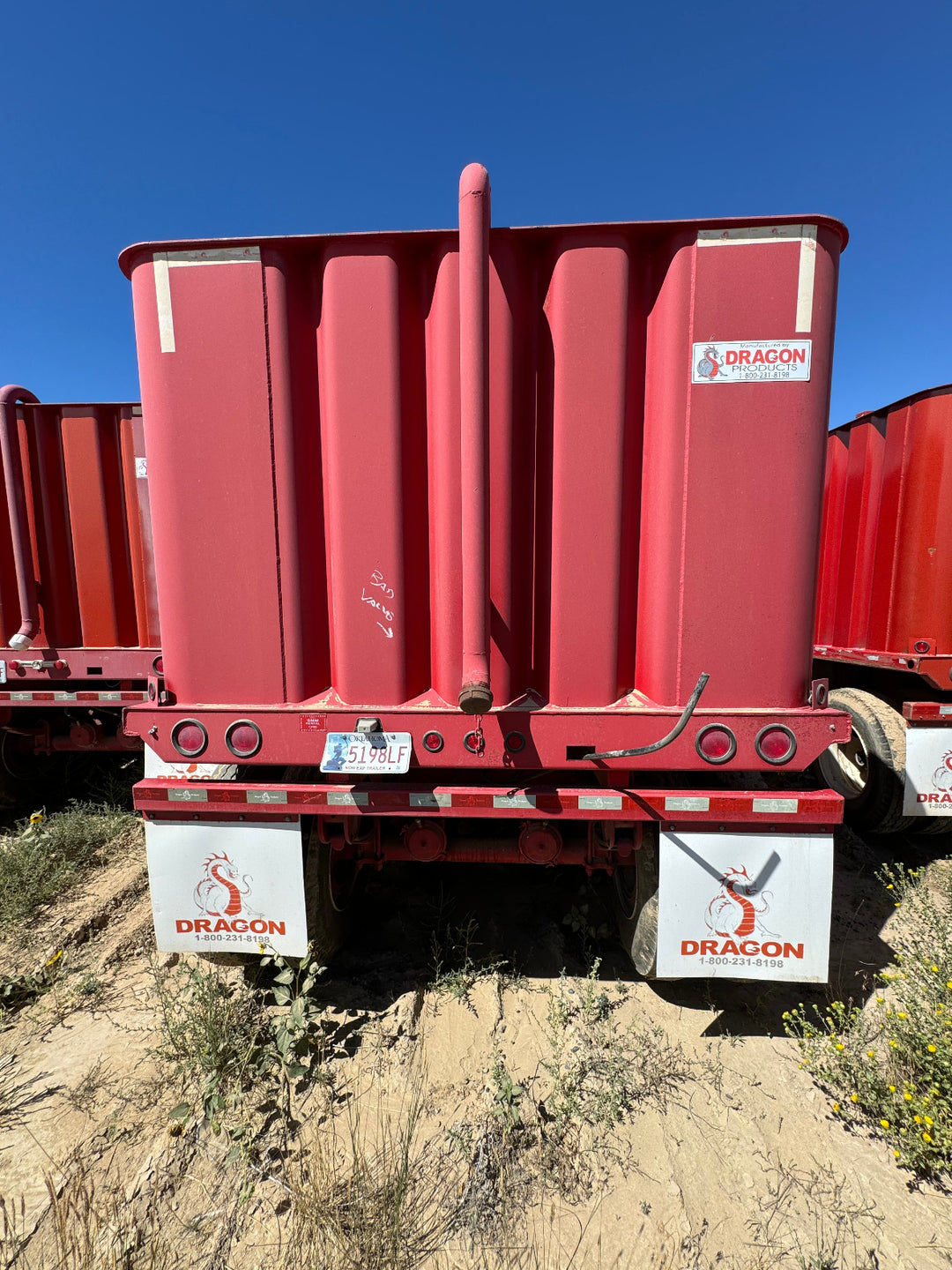 Dragon Flat Roof Frac Tank (FM1168)