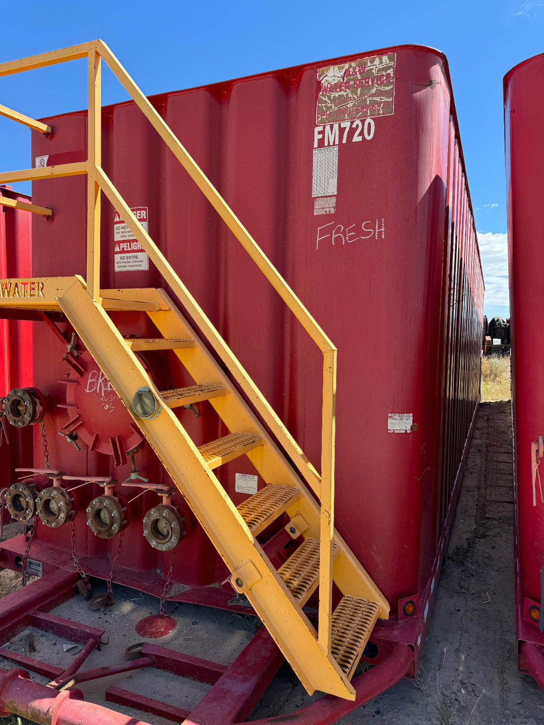 Dragon Flat Roof Frac Tank (FM720)