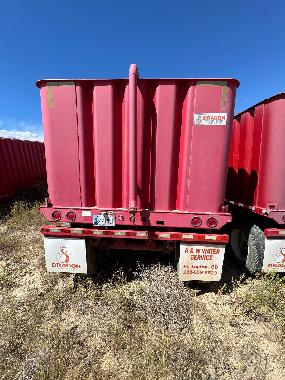 Dragon Flat Roof Frac Tank (FM710)
