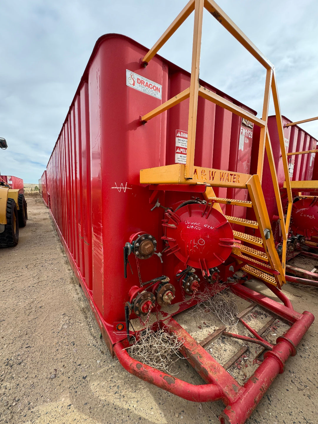Dragon Flat Roof Frac Tank (FM1128)