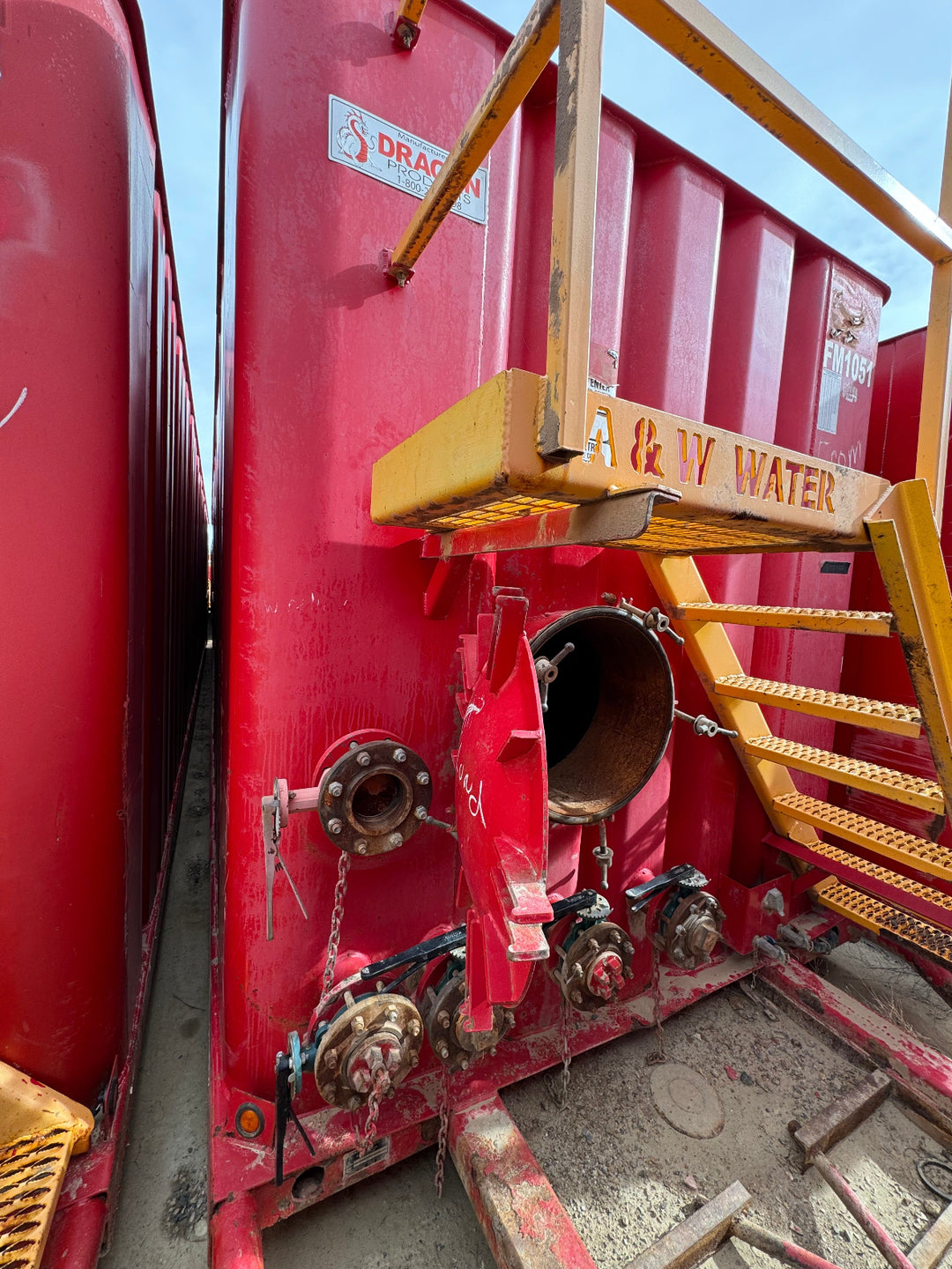 Dragon Flat Roof Frac Tank (FM1051)