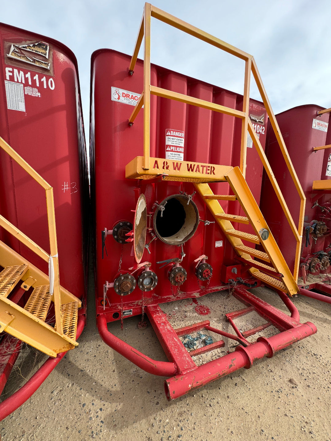 Dragon Flat Roof Frac Tank (FM1042)