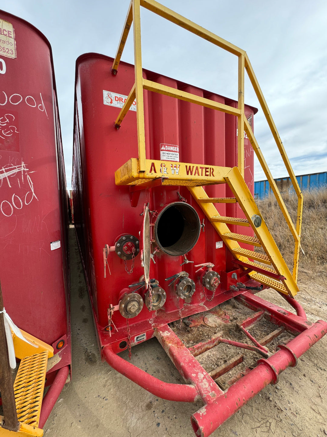 Dragon Flat Roof Frac Tank (FM825)