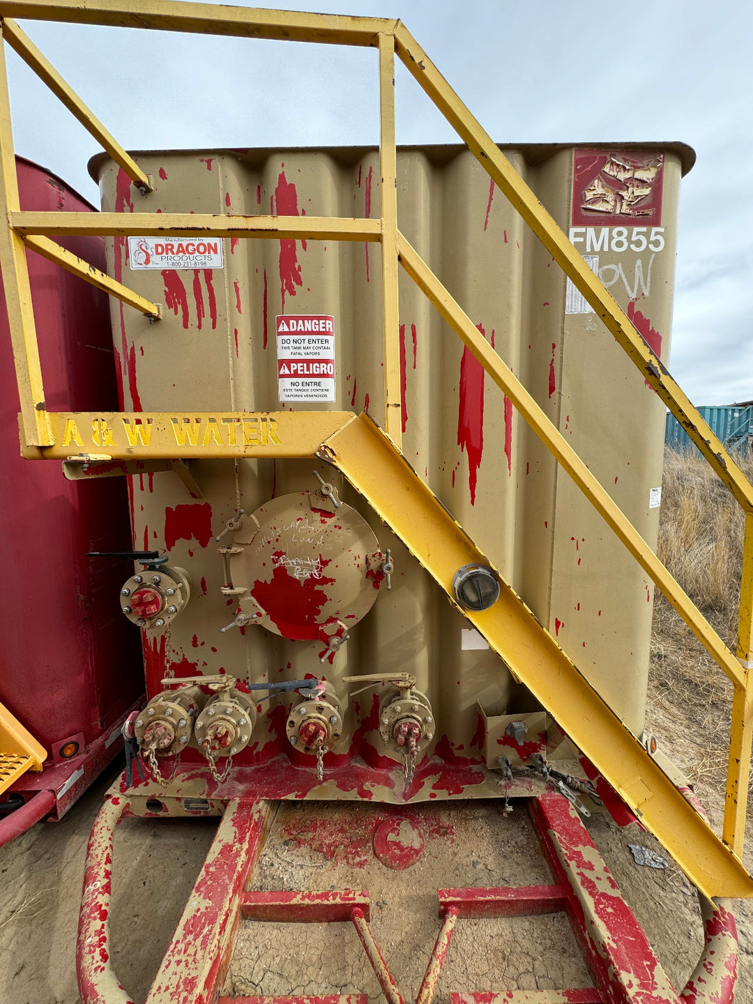 Dragon Flat Roof Frac Tank (FM855)