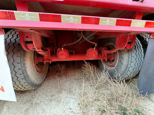 Dragon Flat Roof Frac Tank with Internal Manifold *RED* (21,000 gal.) (FM559)