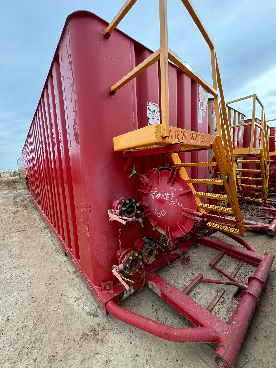 Dragon Flat Roof Frac Tank (FM486)
