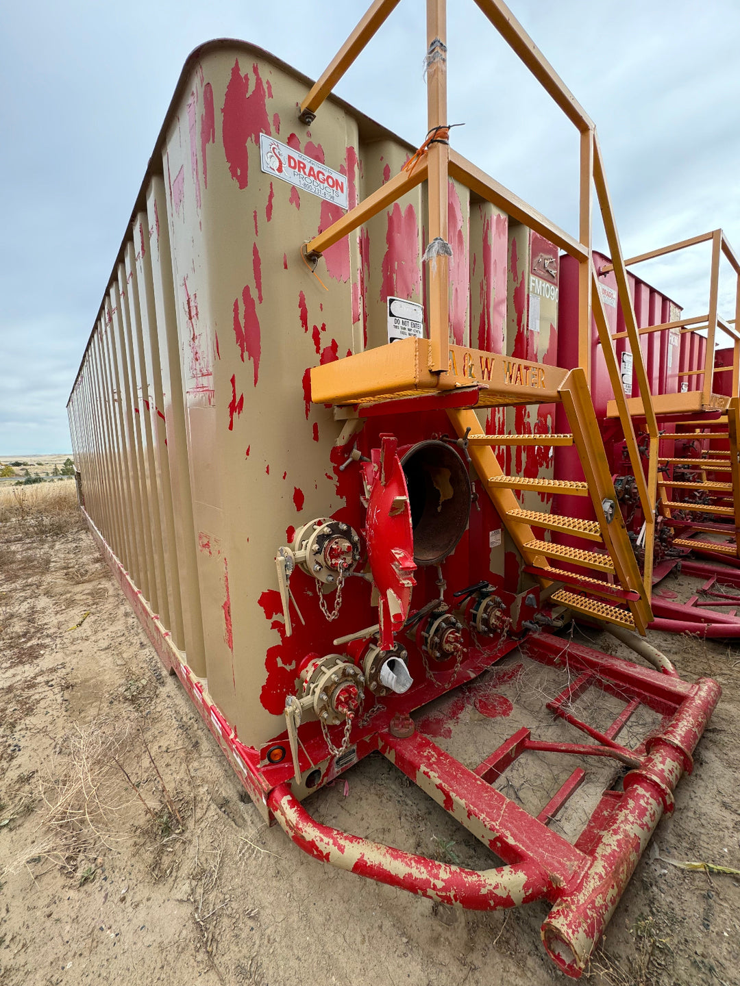 Dragon Flat Roof Frac Tank (FM1090)