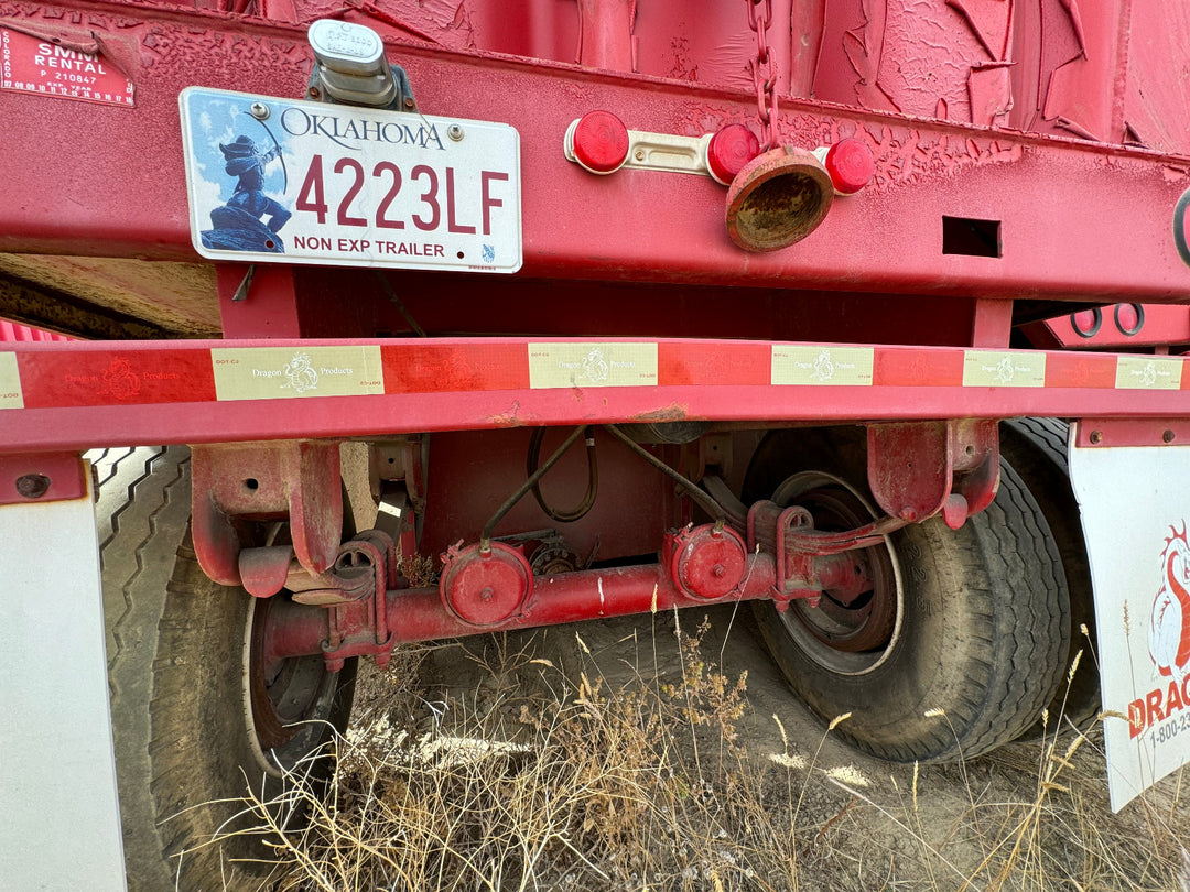 Dragon Flat Roof Frac Tank with Internal Manifold *RED* (21,000 gal.) (FM561)
