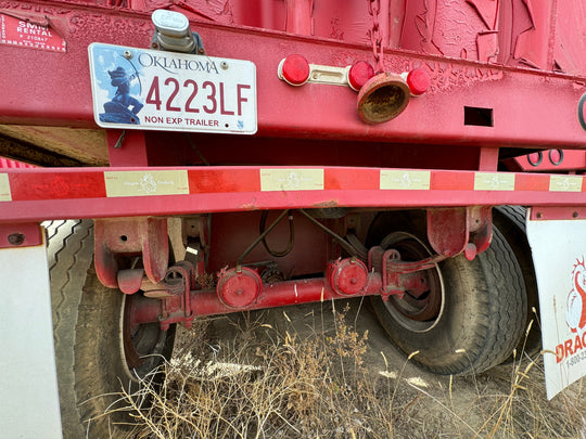 Dragon Flat Roof Frac Tank with Internal Manifold *RED* (21,000 gal.) (FM561)