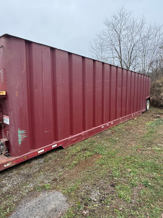 ETC Flat Roof Frac Tank with Internal Manifold *RED* (21,000 gal.) (8046)