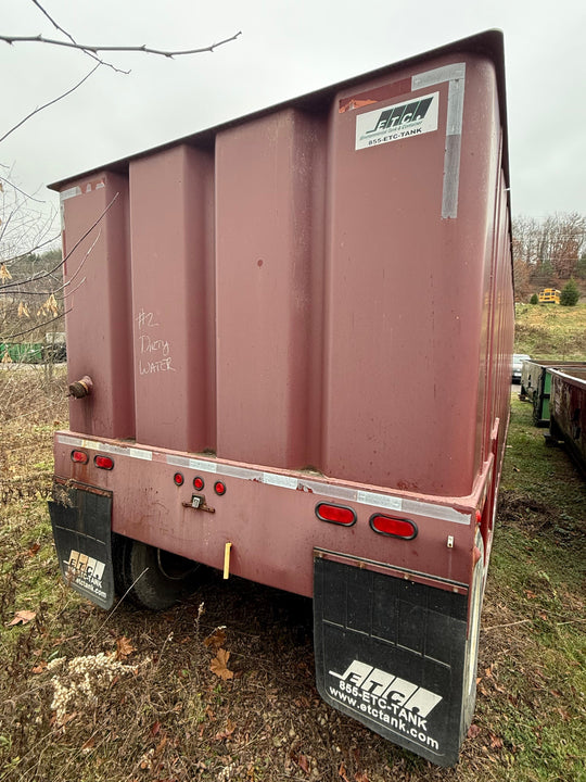 ETC Flat Roof Frac Tank with Internal Manifold *RED* (21,000 gal.) (8046)
