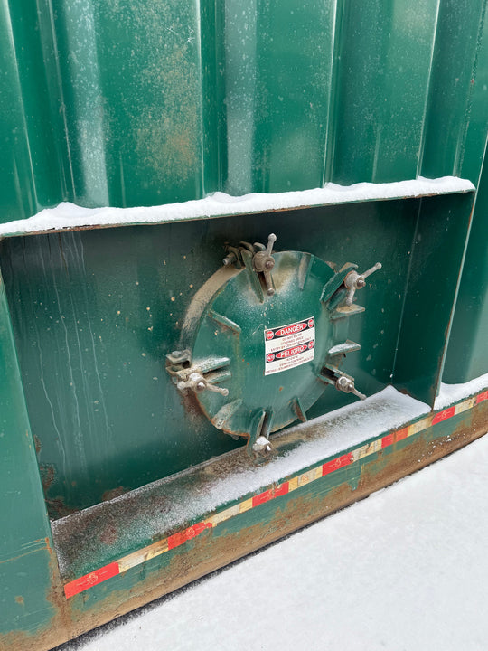 Dragon Flat Roof Frac Tank with External Manifold *GREEN* (21,000 gal.) (8392)