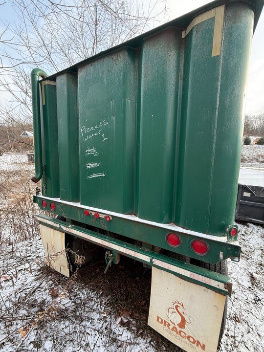 Dragon Flat Roof Frac Tank with External Manifold *GREEN* (21,000 gal.) (8153)