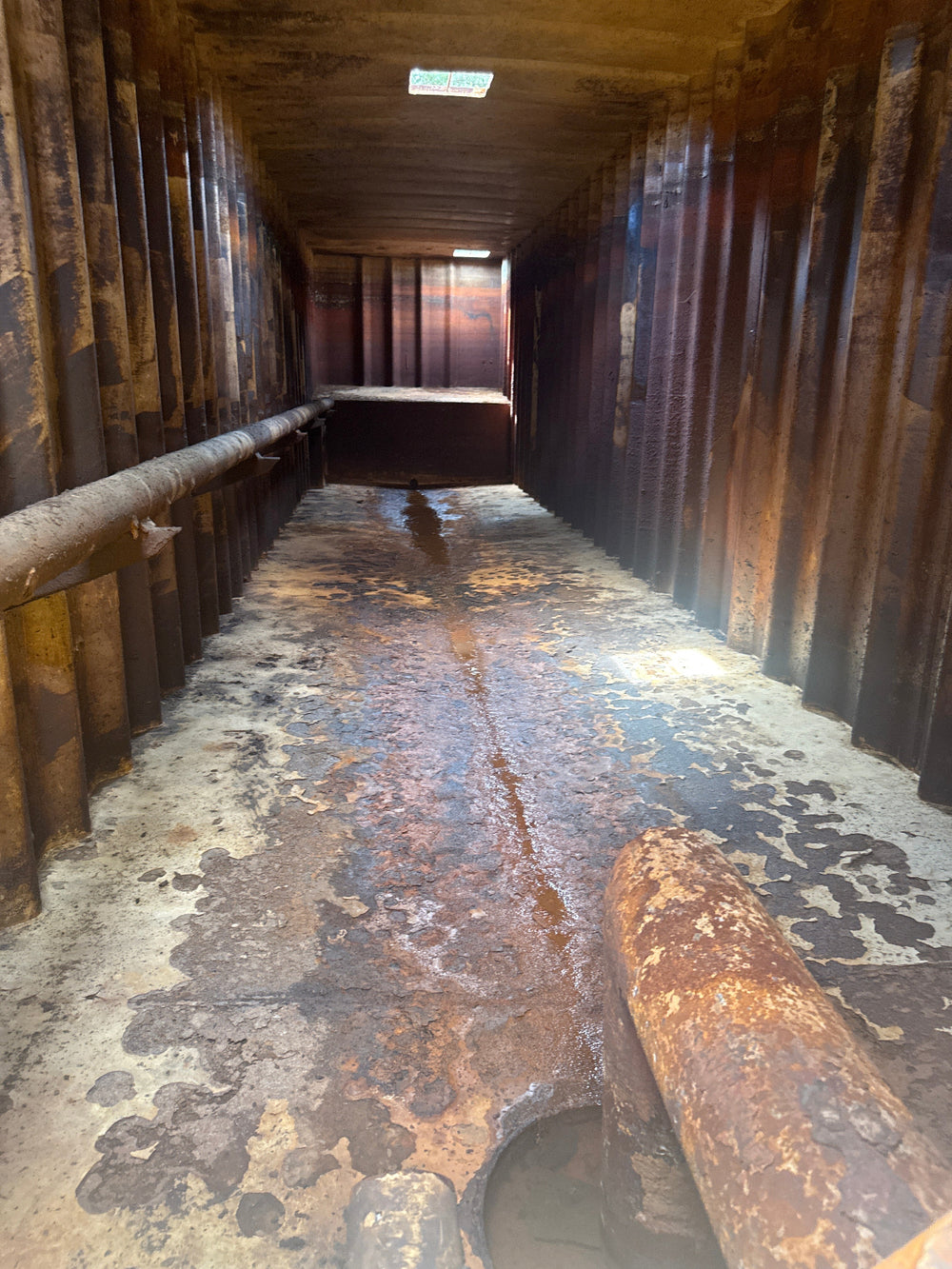 Interior of Dragon flat top frac tank #GP53262