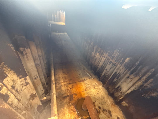 Interior of Dragon flat top frac tank #GP53395