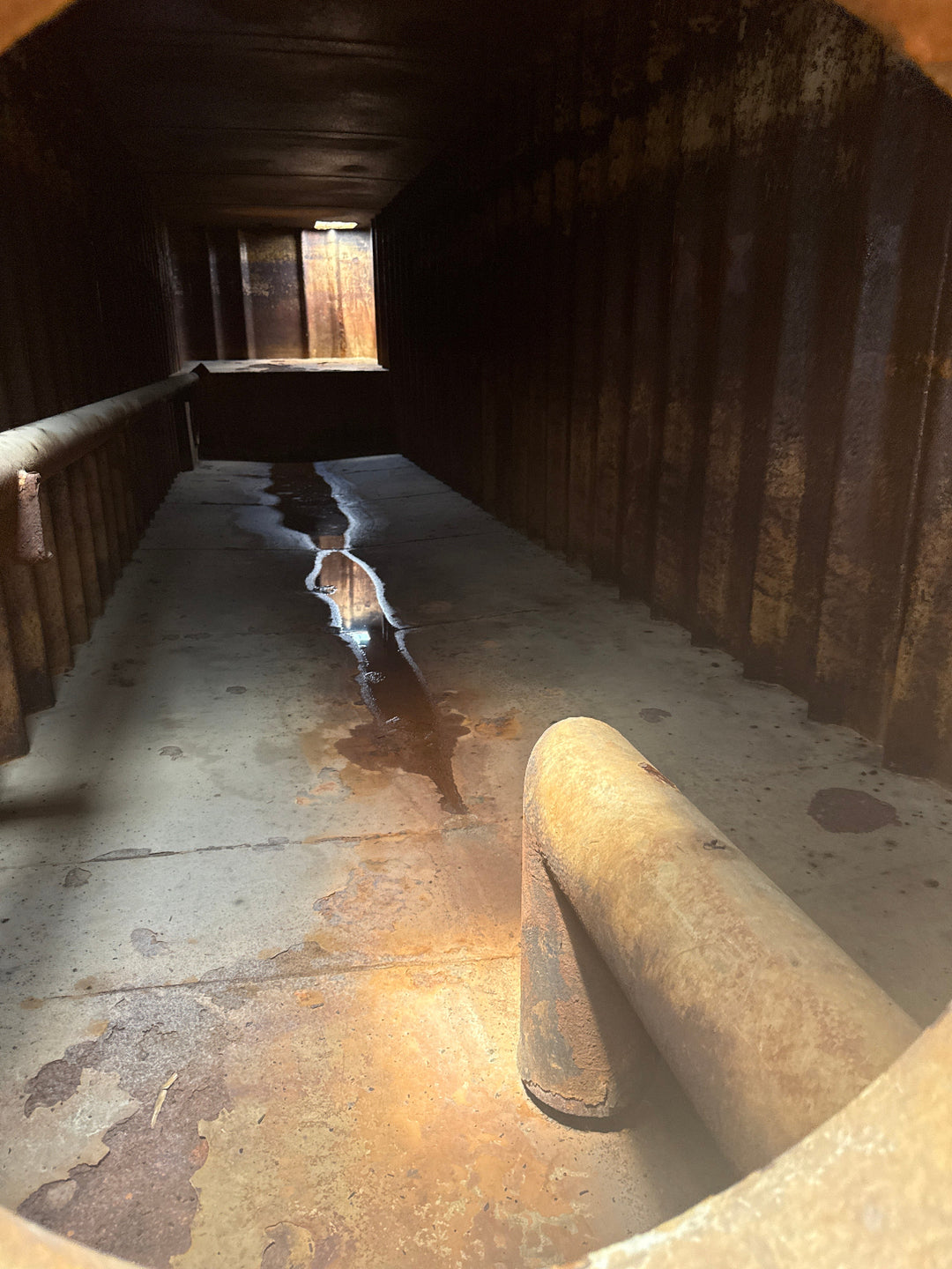 Interior of Dragon flat top frac tank #GP54515