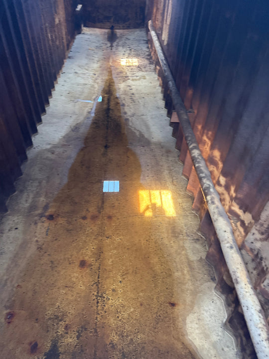 Interior of Wichita flat top frac tank #GP50018