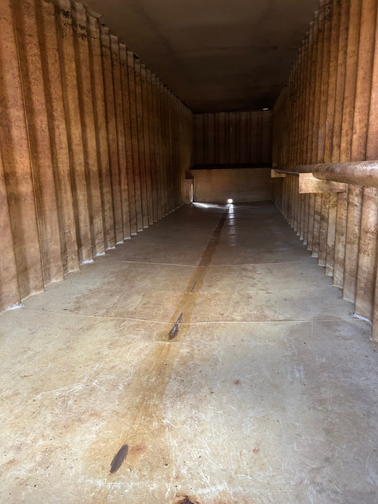Interior of Wichita frac tank #071324 vapor tight