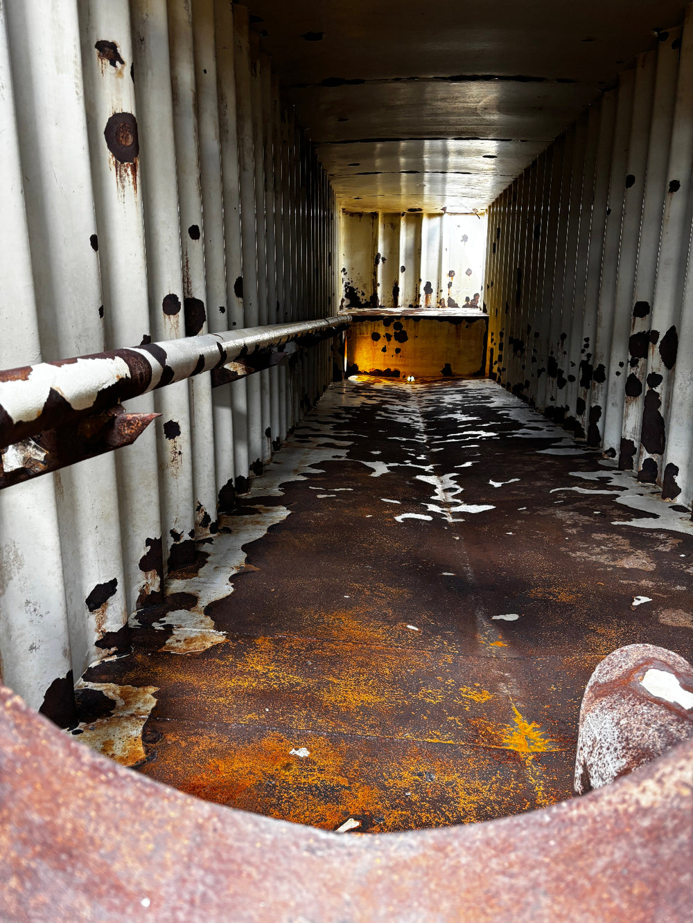 Interior of yellow dragon frac tank #GP53751