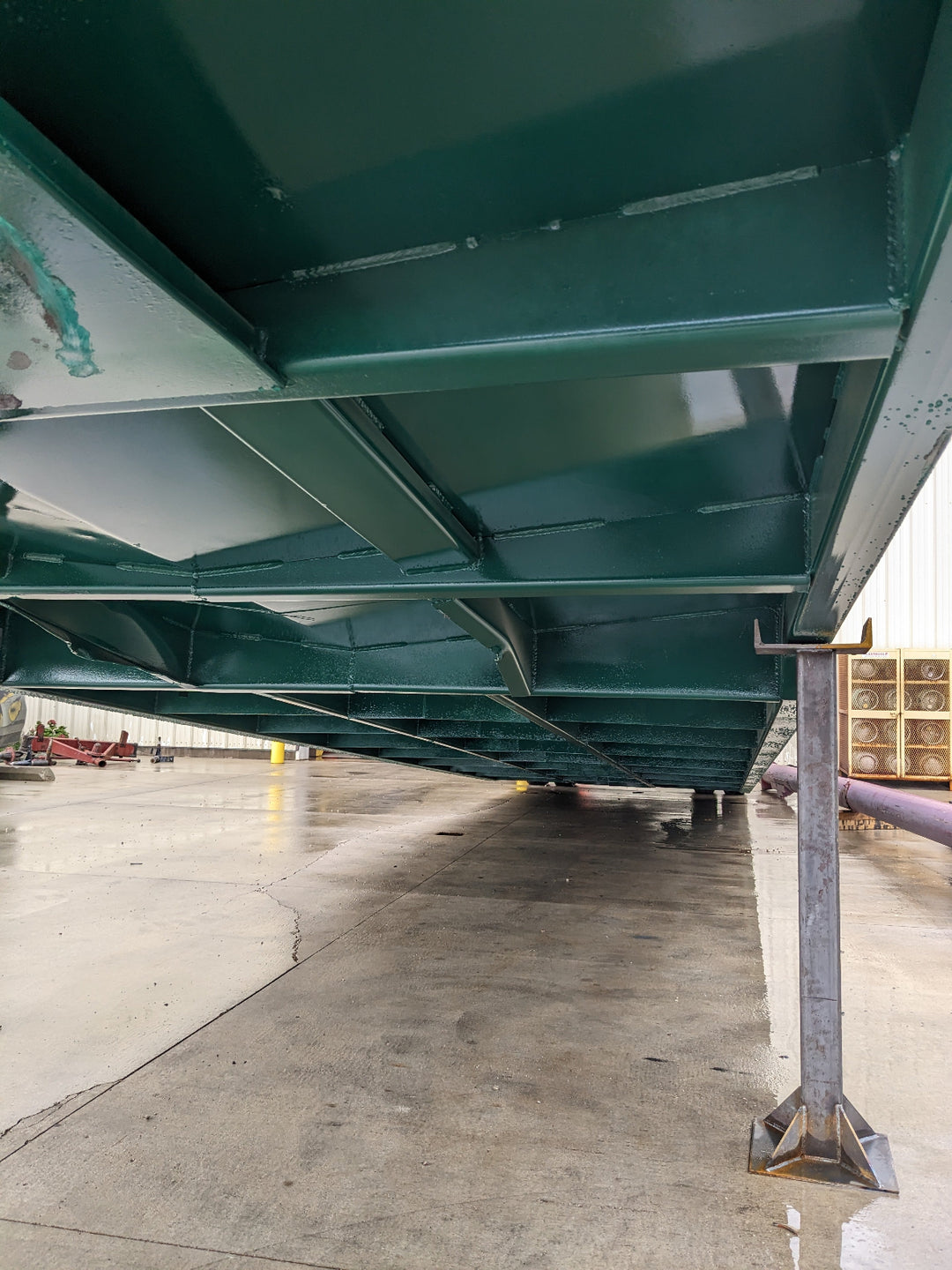 Dragon Weir Frac Tank with Exterior New Paint *GREEN* (21,000 gal.)