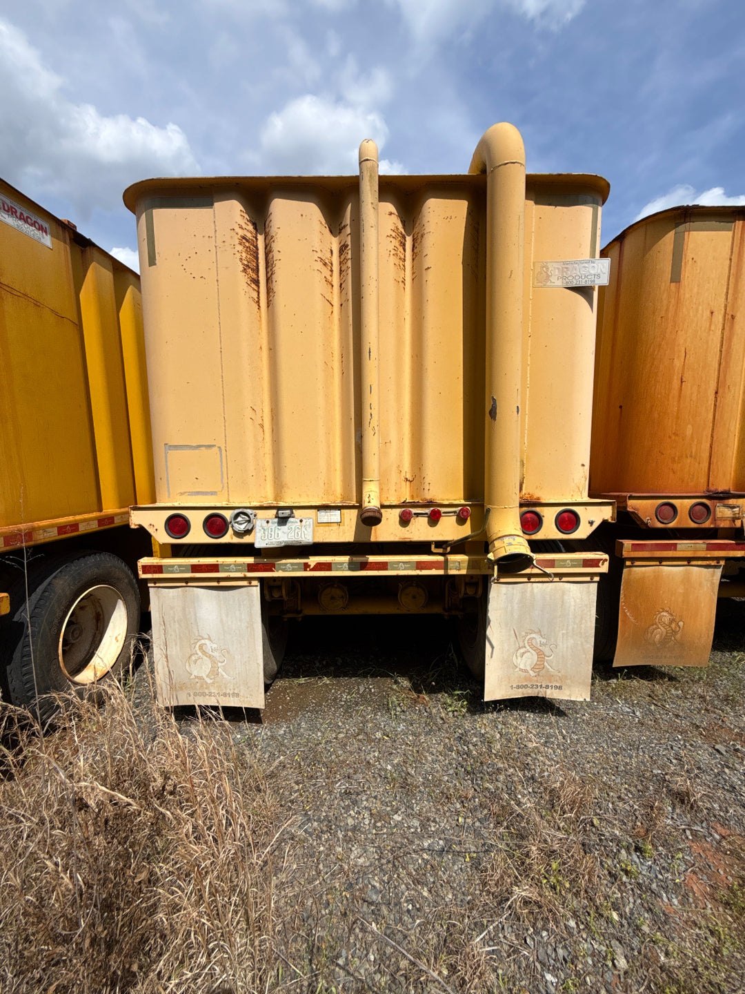 Rear of Dragon flat top frac tank #GP53022