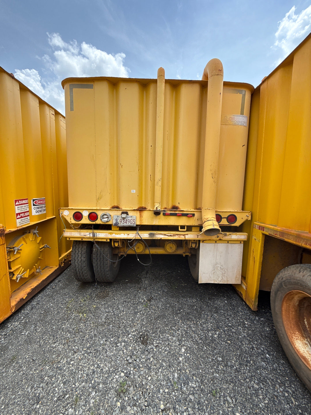 Rear of Dragon flat top frac tank #GP53395