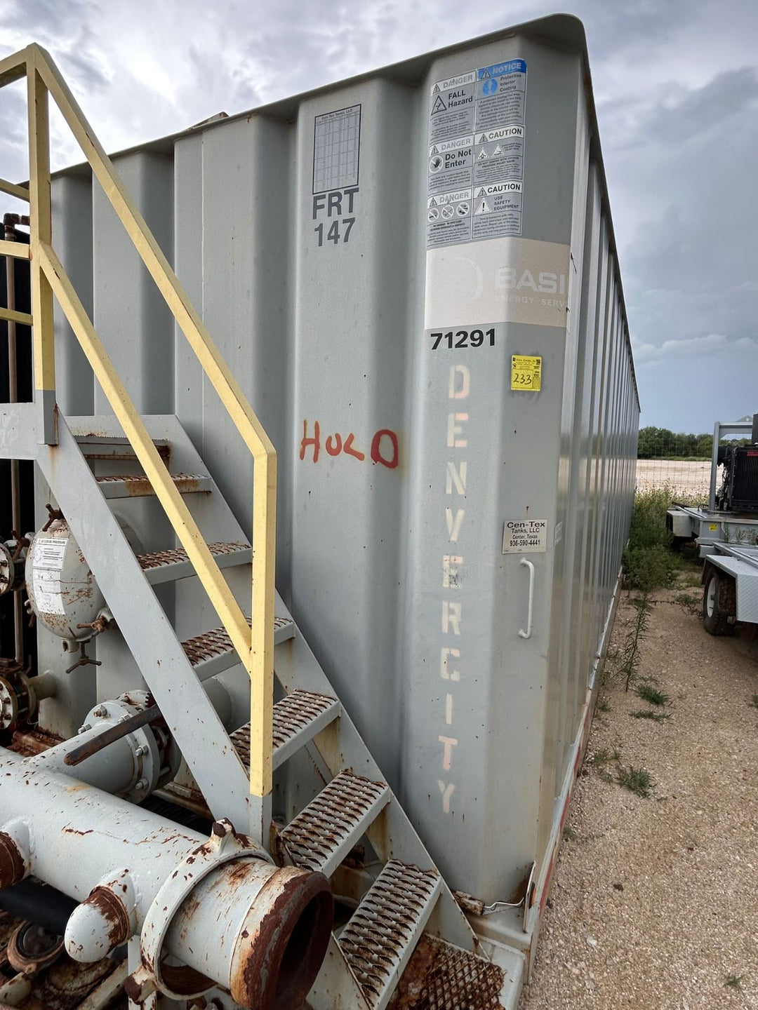 Cen-Tex Flat Roof Frac Tank (#FRT-147)