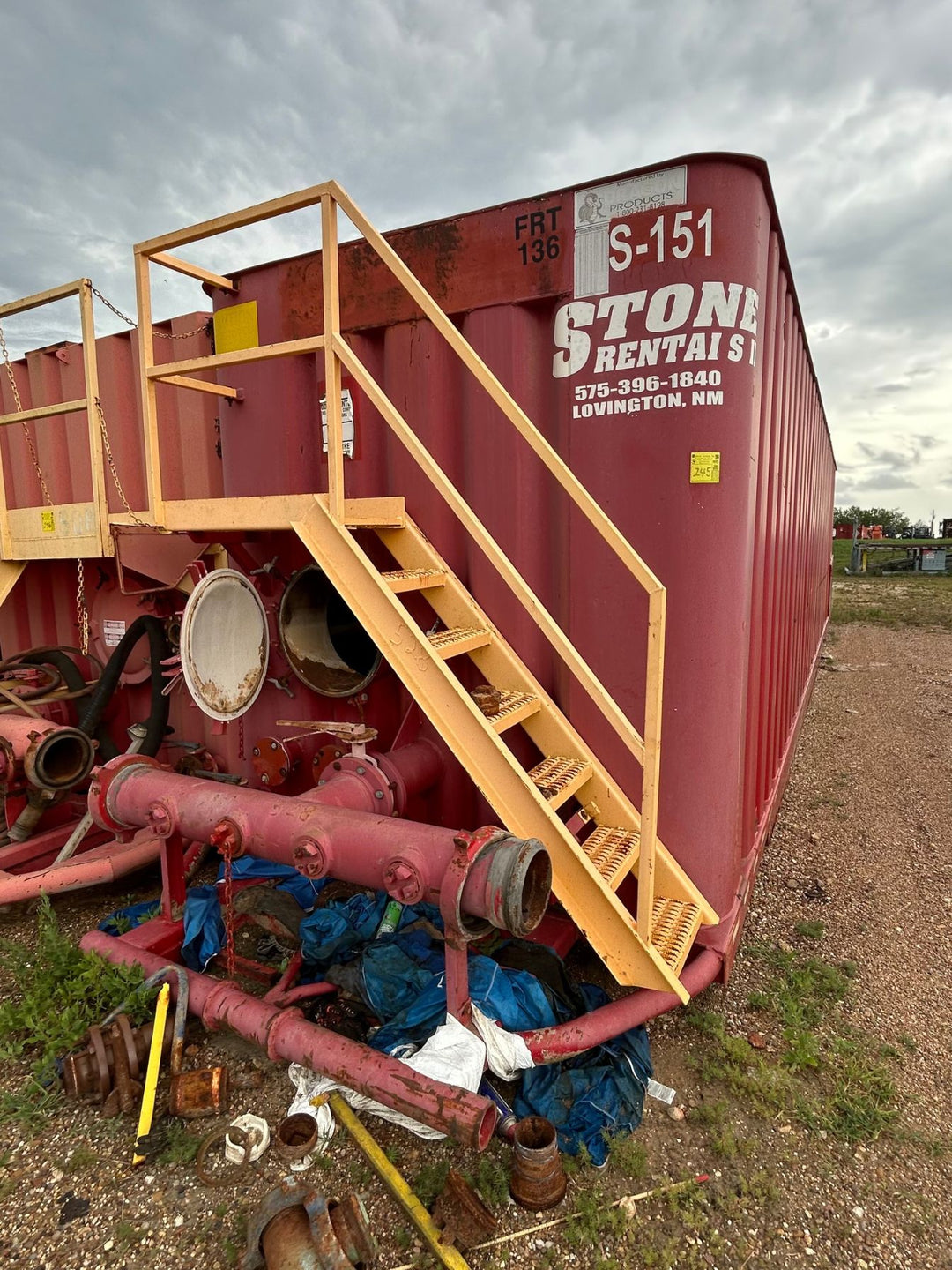Dragon Flat Roof Frac Tank (#FRT-136)