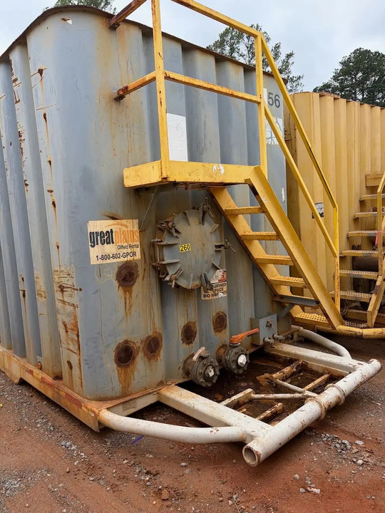 Dragon Flat Roof Fiberglass Lined Frac Tank (GP90056)
