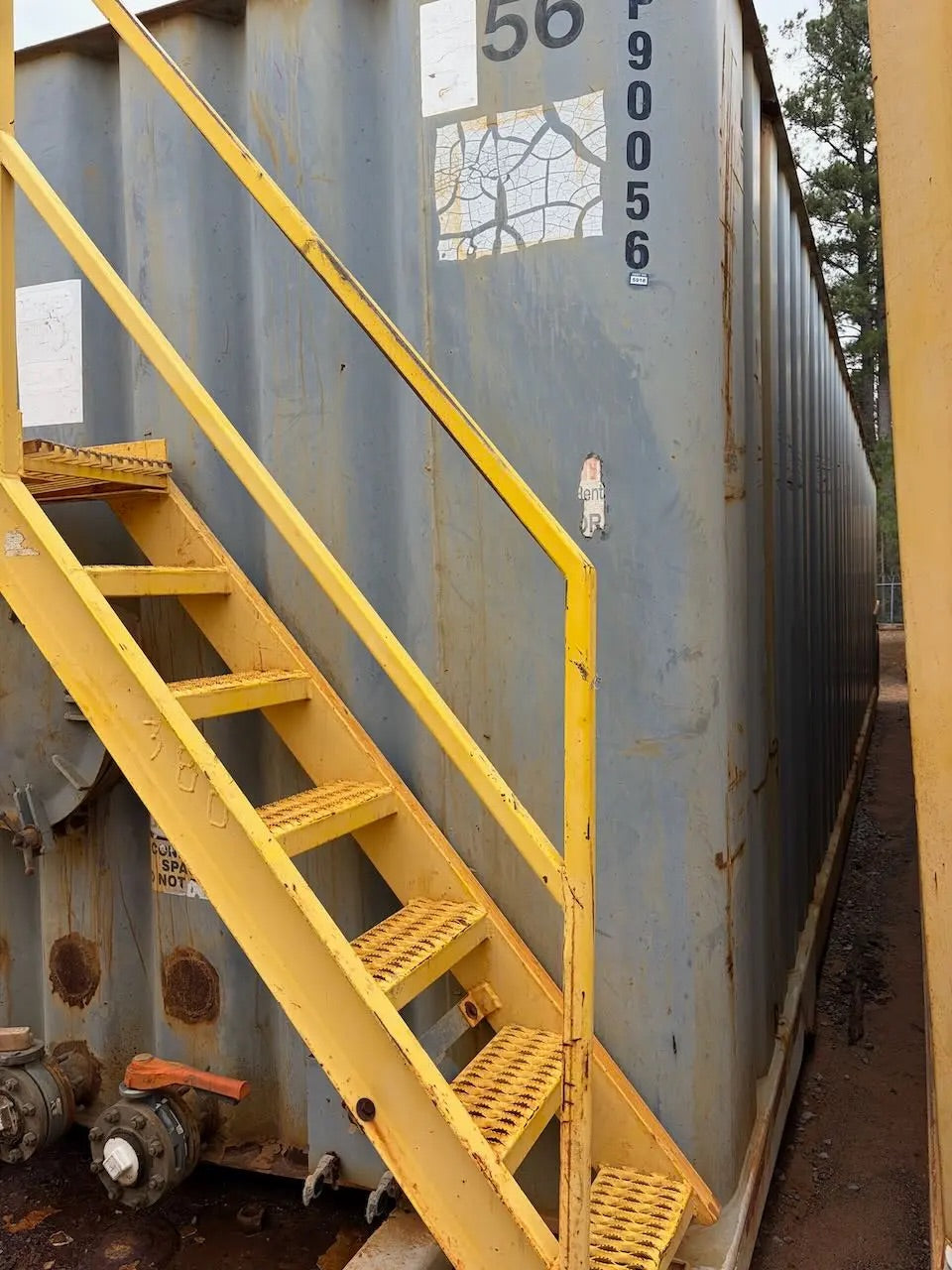 Dragon Flat Roof Fiberglass Lined Frac Tank (GP90056)