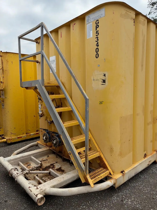 Dragon Flat Roof Fiberglass Lined Frac Tank (GP53400)
